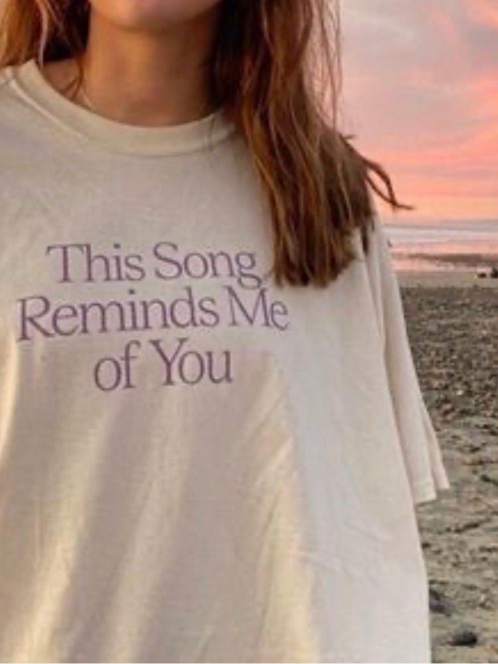 Lonely Ghost This Song Reminds Me of You Tee XL